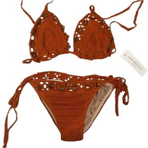 NWT Anna Kosturova crochet bikini set